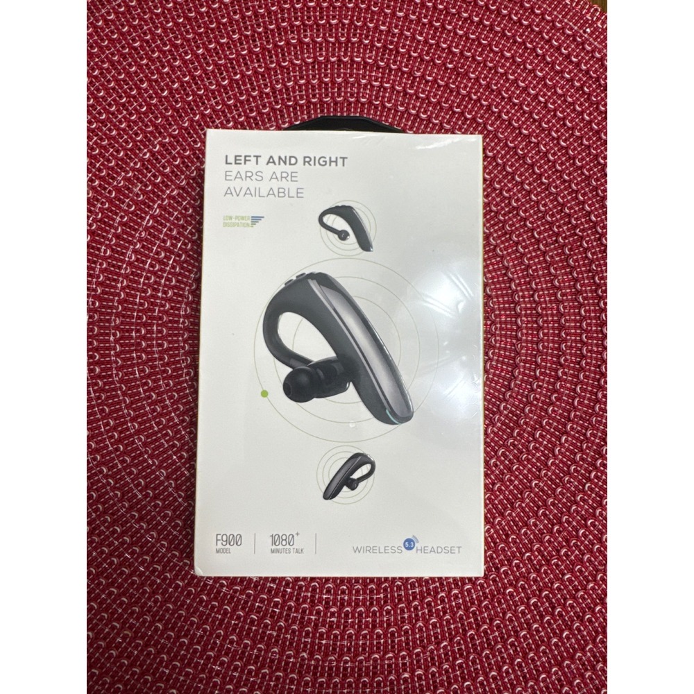 F900 Wireless Headset Bluetooth‎ Earphone 1080 Minutes Talk Time New
